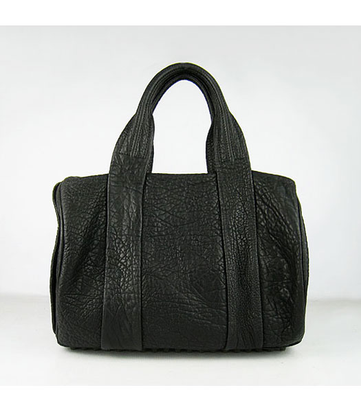 Alexander Wang Rocco Mini Duffle maniglia superiore nero metallo dorato